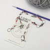The Robin & The Birdhouse Silver Numbered Knitting Chain 99 Row Counter