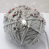 The Robin & The Birdhouse Silver Numbered Knitting Chain 99 Row Counter