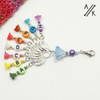 Flowers Reminder Lettered Stitch Marker Set of 8 - A - H