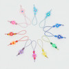 Flower Rainbow Knitting Stitch Marker Loopers - Set of 12 - Mystery Set