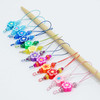 Flower Rainbow Knitting Stitch Marker Loopers - Set of 12 - Mystery Set