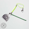 Stitch Saver/Mini Crochet Hook - Silver Hobbitses Door - 2.5mm Green Hook