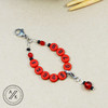 Mini 1-9 Numbered Repeat Section Row Counter - Rouge