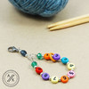 Mini 1-9 Numbered Repeat Section Row Counter - Mystery Colours
