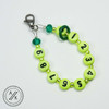 Mini 1-9 Numbered Repeat Section Row Counter - Lime