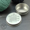 Kitchener Little Circular Tin - Mossy Green - TIN ONLY | Atomic Knitting
