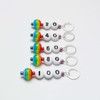 Rainbow Cast On Numbered Counting Knitting Stitch Markers - Choose your numbers