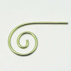 Springtime Green Aluminium Small Spiral Circular Cable Needle Stitch Holder x 1 - Choose Size