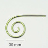 Springtime Green Aluminium Small Spiral Circular Cable Needle Stitch Holder x 1 - Choose Size