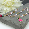 CUSTOMER ORDER FOR PIPPA - Flamingo Pink Numbered 99 Knitting Chain Row Counter