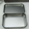 Grafting Stitch Instruction Tin Dark Purple | Deep Hinged Small Rectangular Aluminium Tin