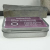 Grafting Stitch Instruction Tin Dark Purple | Deep Hinged Small Rectangular Aluminium Tin