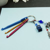 Who Stitch Markers & Emergency Stitch Saver Companion Keyring for knitters