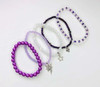Lilac - Beaded Bracelet Making Kit - 5 Stacking Bracelets (Age 6+)