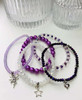 Lilac - Beaded Bracelet Making Kit - 5 Stacking Bracelets (Age 6+)
