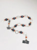 Row Counter - Love Knitting Rhubarb and Custard Numbered 99 Row Chain Counter for Knitting- SIZE 4mm OR 7mm with 2 stitch markers | Atomic Knitting