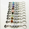 Counting Stitch Markers Gemstone & Silver Shell Knitting | Numbered Stitch Markers - MYM set of 10-100