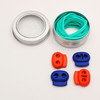 3 Stitch Keeper Holder Cords | 1 x 150cm 2 x 50cm & 4 Knitting Stitch Stoppers with Tin | CHOOSE COLOUR | Atomic Knitting