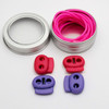 3 Stitch Keeper Holder Cords | 1 x 150cm 2 x 50cm & 4 Knitting Stitch Stoppers with Tin | CHOOSE COLOUR | Atomic Knitting