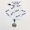 Row Counter - Amethyst & Lotus Flower Numbered 99 Row Chain Counter for Knitting- SIZE 4mm OR 7mm | Atomic Knitting