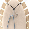 Silver Waves Aluminium Portuguese Knitting Double Pin with Adjustable Necklace