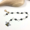 Row Counter - Bumble Bee & Daisy 99 Row Chain Counter for Knitting- SIZE 4mm OR 7mm | Atomic Knitting