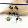 Row Counter - Bumble Bee & Daisy 99 Row Chain Counter for Knitting- SIZE 4mm OR 7mm | Atomic Knitting