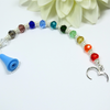 Rainbow Crystal Scissor Keeper for embroidery scissors 18cm
