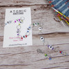 Rainbow Mix - Numbered 99 Knitting Counting Row Counter Chain - Mystery colours