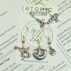 Zoo Animals Set of 6 Stitch Markers and tin | Make Your Mark