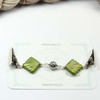 Art Deco Lime Sweater Cardigan Shawl Clip Pin Fastener UK
