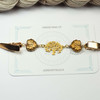 Golden Tree & Champagne Maple Leaf Sweater Cardigan Shawl Clip Pin Fastener UK