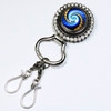 Fire & water Magnetic Portuguese Knitting Pin with double detachable hooks
