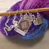 Silver Wizards Crochet Knitting Stitch Markers- set of 10