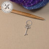 Silver Key Crochet Knitting Stitch Markers x 1