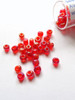 Seed Beads 6/0 Light Red AB -10g