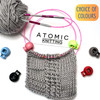 5mm Stitch Locker Cord Stop Cable Lock x 4 for Circular Knitting Needle | Atomic Knitting
