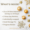 2024 Stitch Marker Advent Calendar by Atomic Knitting
