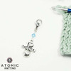 NEW! I Love Soccer Knitting Progress Stitch Marker x 1