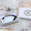 New! Amethyst and Cat Pendant Cardigan Clip Sweater Fastener