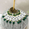 NEW! Emerald & Pearl Numbered Counting Stitch Markers 10-100 (set of 10)