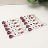 NEW! Light Purple & Pearl Numbered Counting Stitch Markers 10-100 (set of 10)