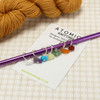 Chakra Stitch Markers - Knitting & Crochet Options Available - MYM set of 7 | Gemstone Chip