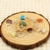 Chakra Stitch Markers - Knitting & Crochet Options Available - MYM set of 7 | Gemstone Chip
