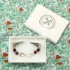 New! Garnet & Infinity Pendant Cardigan Clip Sweater Fastener