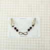 New! Garnet & Infinity Pendant Cardigan Clip Sweater Fastener