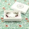 New! Garnet & Infinity Pendant Cardigan Clip Sweater Fastener