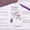 NEW! Spring Jewel Knitting Stitch Markers x 10 & Tulip Progress Marker