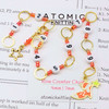 NEW! Row Counter Chain - Bright Orange Fox & Star - Numbered Knitting Chain Row Counter - SIZE 4mm OR 7mm | Limited Edition