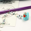 New! Row Counter - Ducks In A Row - 99 Row Counter Chain for Knitting- SIZE 4mm OR 7mm | Atomic Knitting